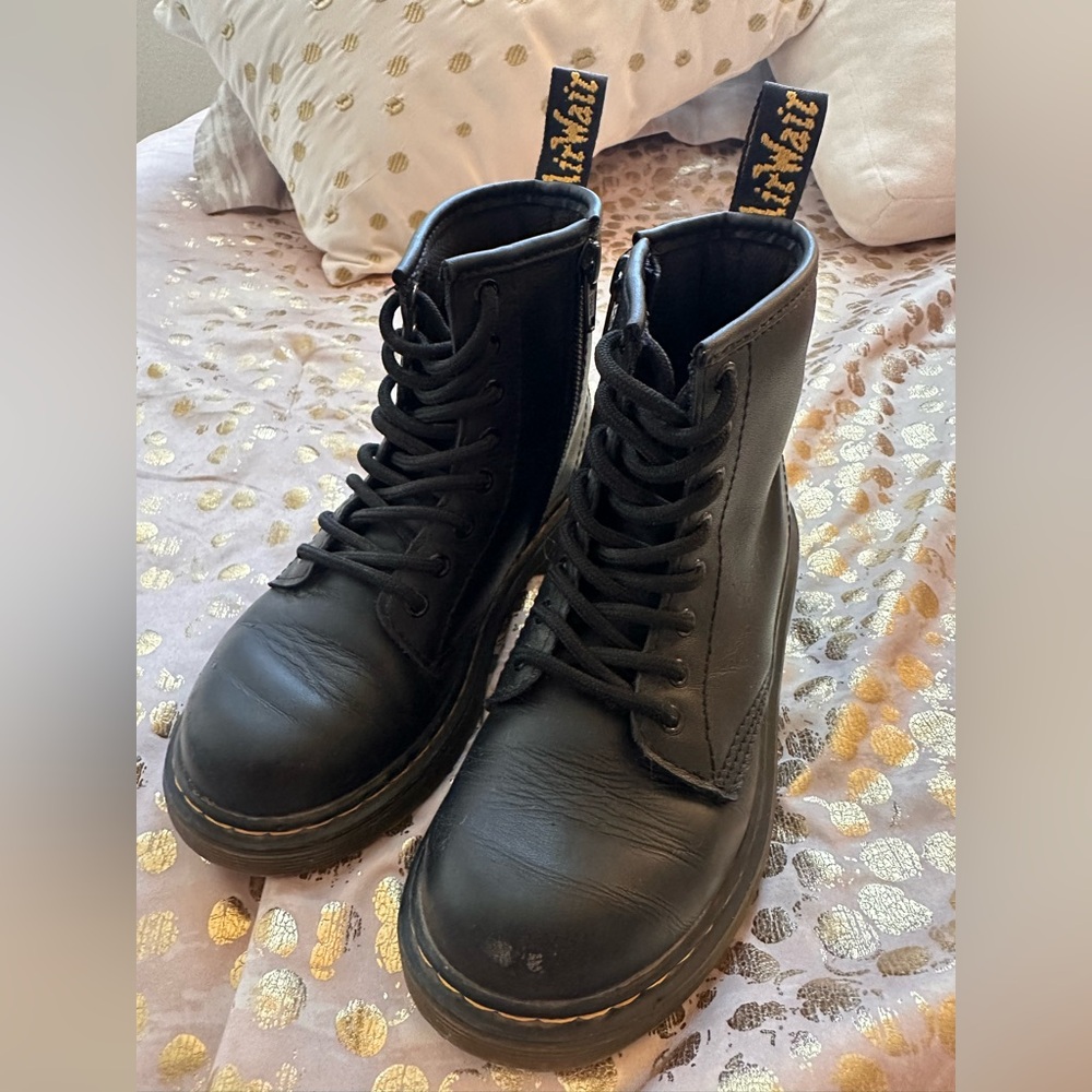 Dr. Martens Black Lace-Up Boots